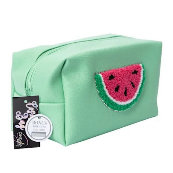 Green Watermelon Cosmetic Bag - Unisex - Picture 2 of 6